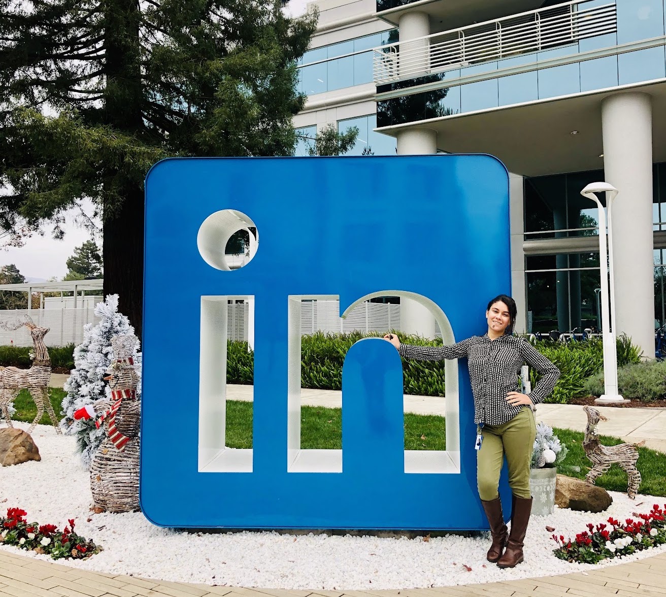 Ayleen at LinkedIn HQ