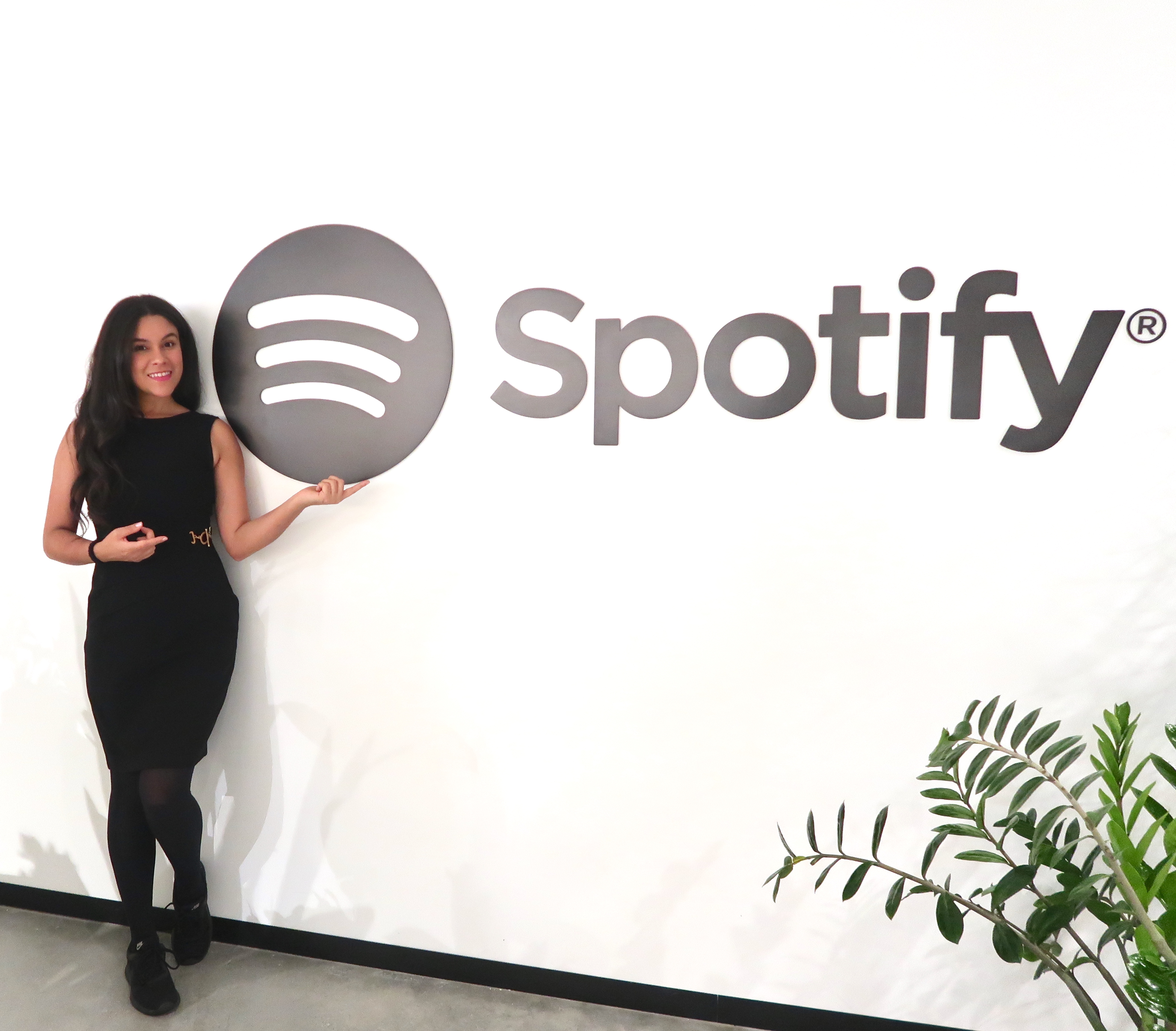 Ayleen at Spotify office